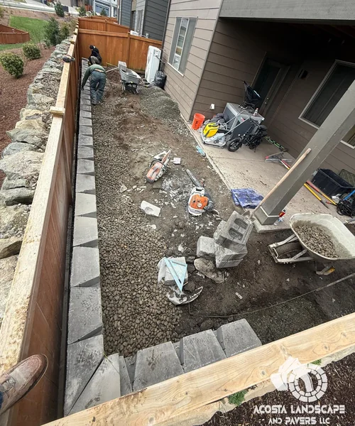 Paver Patio, Turf & Outdoor Lighting Project in Snohomish 